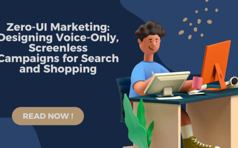 zero-UI marketing, voice-only campaigns, screenless marketing strategy, voice commerce 2025, voice search marketing, no-screen digital interaction, voice-first design, ambient user experience, audio-first branding, AI-powered voice shopping